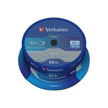 Disques BD-R VERBATIM - 25 Go 6x - spindle