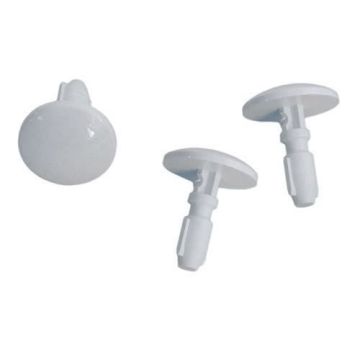 Jeu de 3 Boutons blancs as0001438