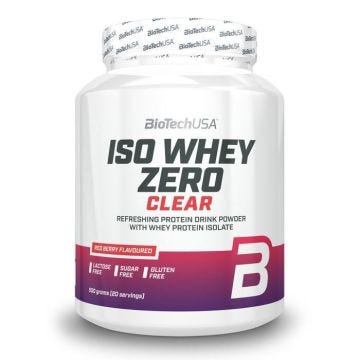 Clear whey BioTech USA - Iso Whey Zero Clear - Red Berry 500g