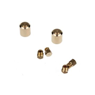 Jeu injecteurs butane/propane - Brandt - 79x6516 - Jaune - Compatible avec plusieurs modèles