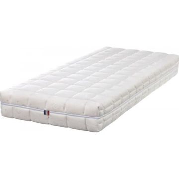 Matelas pour Literie électrique Latex Naturel 80 Kg/m3 - DEHOUSSABLE - Hauteur 21 cm - Soutien Souple (80x200)