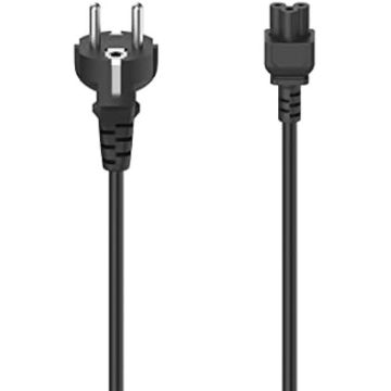 Cordon d'alimentation - HAMA - 2,5m - Connecteur 3 pôles - Protection anti-pliage - Certifié VDE