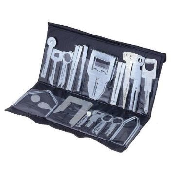 Kit de clé d'extraction universel pour autoradio - Noir - Voiture
