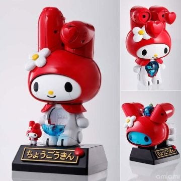 Tamashii Nations - My Melody Chogokin figurine Diecast Red Ver. 13 cm