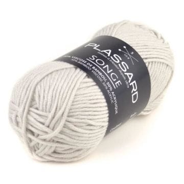 Pelote pour tricoter l'été - Plassard - Songe 03 Sable - Beige - Acrylique;Viscose