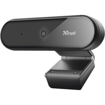 Trust Tyro Webcam Full HD 1080p avec Micro Intégré, Web Caméra d’Ordinateur USB pour PC, Macbook, Mac Video Skype Teams Zoom