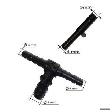 REDUCTEUR  POUR TUYAU LAVE GLACE POUR  DIAMETRE 5 A 4MM