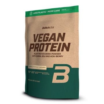 Protéines vegan BioTech USA - Vegan Protein - Vanilla Cookie 500g