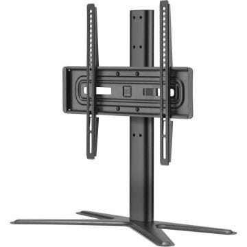 ONE FOR ALL - Pied TV à poser 32-65" Gamme Solid - Inclinable 15° & Orientable 90° - Compatible pour écrans 32-65''/81-165cm