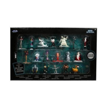 Figurine miniature - personnage miniature Jada - 253075006 - TOYS Set 18 figuras Metal Pesadilla Antes de Navidad 4cm