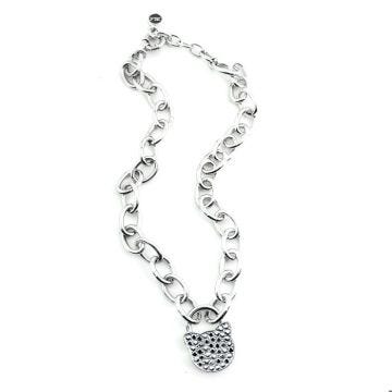 Collier femme KARL LAGERFELD JEWELRY KLASSIC 5512238. Noir. Argent. Laiton.
