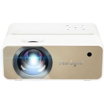 AOPEN QF12 - Vidéoprojecteur sans fil LED, Full HD (1920x1080) - 5000 lumens - HDMI, USB - Wifi - Haut-parleur 5W - Auto portrait