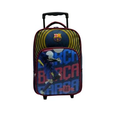 Sac à dos à roulettes Barça 42 cm Bleu 100 % Polyester