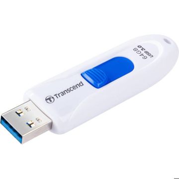 Clé USB TRANSCEND JETFLASH 790 - 64 Go - Blanc