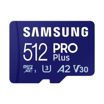 Carte MicroSDXC - SAMSUNG - PRO Plus - 256 Go - 180 Mo/s - 130 Mo/s