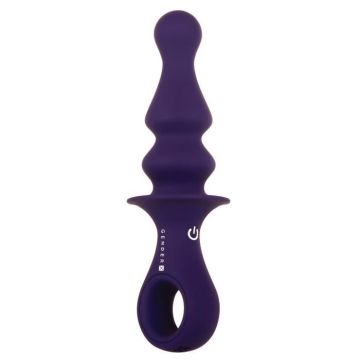 Fiche vibrante - Genre x - Ring Pop - Violet - 12 vitesses - Conçu pour le vagin