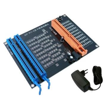 Plaque de test pour carte Graphique - Double interface AGP et PCI EXPRESS