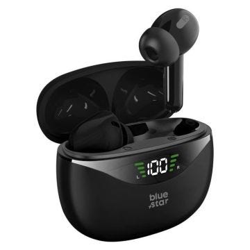 Écouteurs Bluetooth Commande Tactile Autonomie 4.5h Étanche IPX4 Blue Star Noir