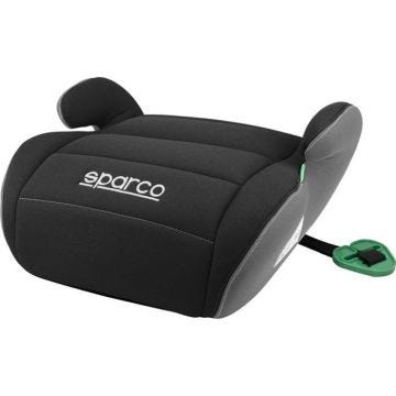 SIÈGE REHAUSSEUR BAS NOIR/GRIS ECE R129 ISIZE SPARCO