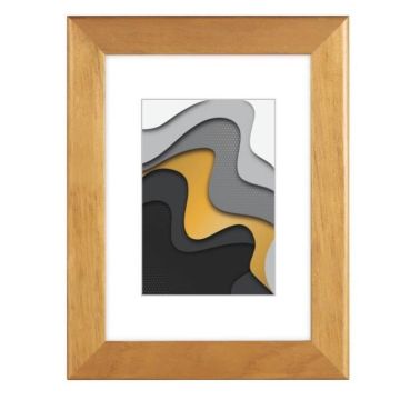 Cadre photo en bois Vigo, marron, 40 x 50 cm