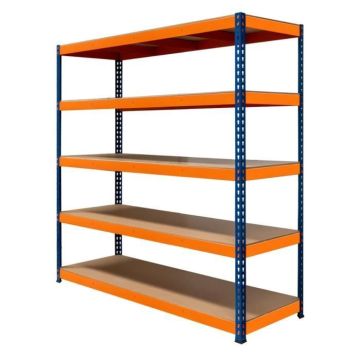 Rayonnage - MONSTERSHOP - SRax - 5 Étagères - 300kg - Garage/Atelier