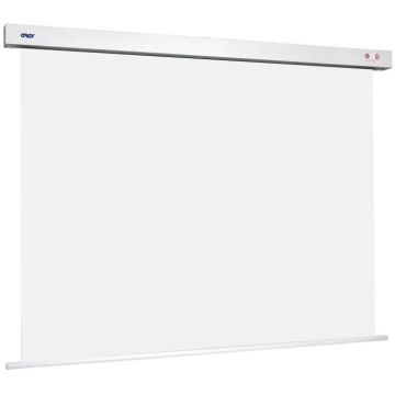 Ecran de vidéoprojection ORAY SQ 1 B 1150240 - Motorisé - Blanc mat - 150x240 cm