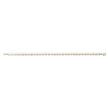 Bracelet - BRILLAXIS - Bracelet Brillaxis perles de culture or 18 carats 4,5/5 mm - Couleur de la matière:Jaune Taille/Longueur:18