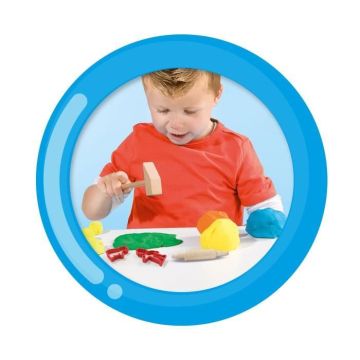 Jeu de pâte à modeler - My first - Méga kit avec outils - Jaune - Pour enfant de 12 mois à 4 ans