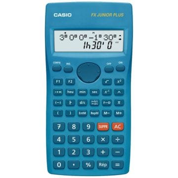 Calculatrice scientifique - CASIO - FX Junior - Blanc - Pile