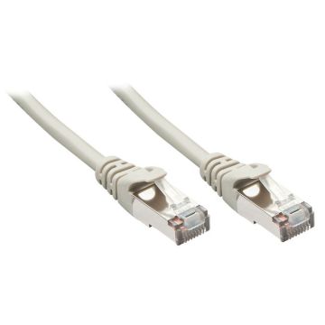 Lindy Cordon de raccordement RJ-45 (M) pour RJ-45 (M) 5 m paire torsadée écrantée (F-UTP) CAT 5e sans crochet gris (pack de 50)