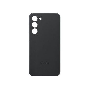 Coque - SAMSUNG - Galaxy S23+ - Cuir - Noir - Semi-rigide