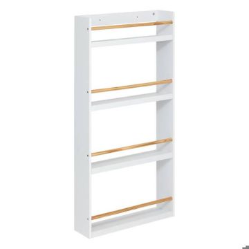 Bibliothèque enfant 4 étagères - blanc H118 cm - Blanc - Atmosphera createur d'interieur