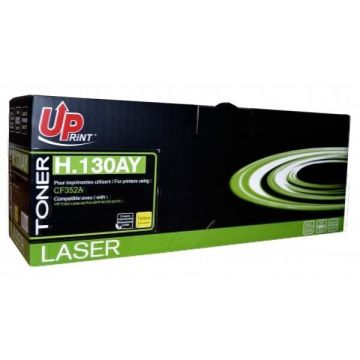 Toner laser jaune HP 130A Uprint pour Color LaserJet Pro MFP M176n, MFP M177fw - Rendement jusqu'à 1000 pages