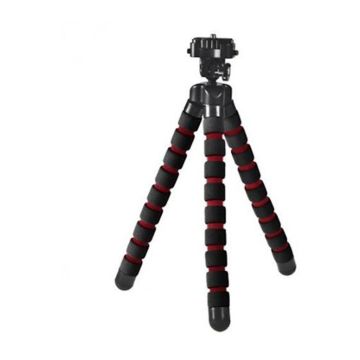 Movincam Trépied Universel Flexible Modulable 275 mm Noir et rouge pour tous modèles GO PRO - 5425025787395