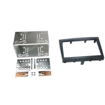 Adaptateur de façade 2-DIN Porsche 911 / Boxster / Cayman noir
