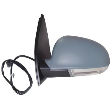 Retroviseur Exterieur VW GOLF 5 gauche electrique Coque a peindre avec clignotant 2003 a 2008