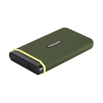 Disque dur SSD externe - Non spécifié - 4To - Couleur verte - Haute capacité - Portable