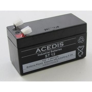 Batterie plomb étanche 12V 1.3AH ACEDIS