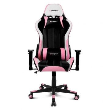 Chaise de jeu Drift Dr175 noir/blanc/rose