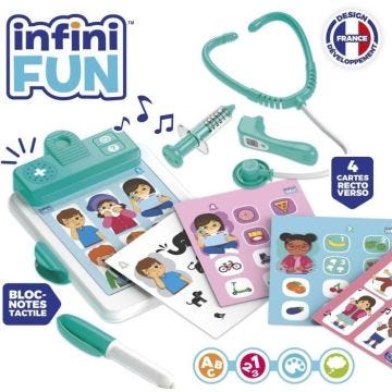 Kit Docteur - KD - Mon Kit Docteur Éducatif - Plus de 300 phrases et 15 thèmes éducatifs dès 2 ans