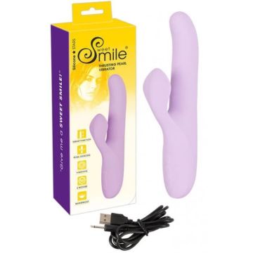 Vibromasseur Rechargeable Va et Vient Rotatif - mixte / adulte Mauve