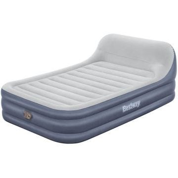 Lit gonflable - BESTWAY - 67923 - Tritech™ SleekFlow™ - 2 places, 226 x 152 x 84 cm, tête de lit, pompe intégrée