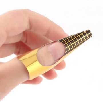 100 pcs Outils Nail Art ongle Autocollants Conseils Extension UV Acrylique