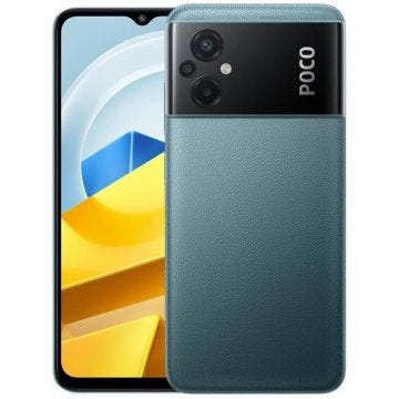 POCO M5 Smartphone 4+128GB écran 6.58" 90Hz FullHD+ MediaTek Helio G99 Triple caméra 50MP 5000mAh NFC GREEN