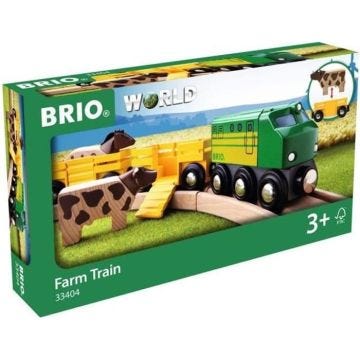 Train des Animaux de la Ferme - BRIO - Circuit en bois - Ravensburger - Mixte dès 3 ans