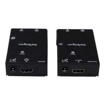 STARTECH Extendeur HDMI sur Cat5/Cat6 avec Power over Cable - Extender HDMI - Prolongateur HDMI sur câble Ethernet - 50 m