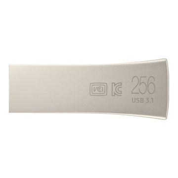 samsung - memories bar plus champagne silver 256gb
