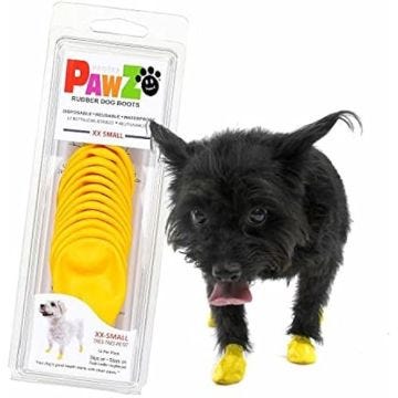 Bottes pour chien - PAWZ - Yellow Dog - Caoutchouc naturel - Biodégradables - Confort optimal