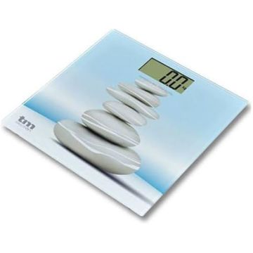 Pèse-personne TM Electron - Bleu - 300 x 300 x 23mm - LCD - 150kg