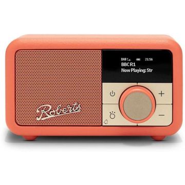 Enceinte Bluetooth Portable - Roberts - Revival Petite 2 - Orange - 20 heures d'écoute - DAB/DAB+/FM